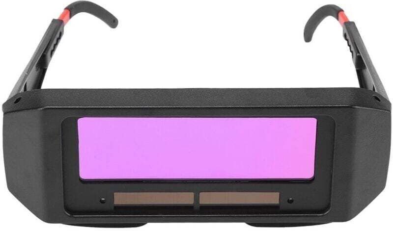 Solarbetriebene, selbstverdunkelnde Schweißerbrille, Schweißerschutzbrille, Schutzhelm mit einstellbarer Schutzstufe, Bl...