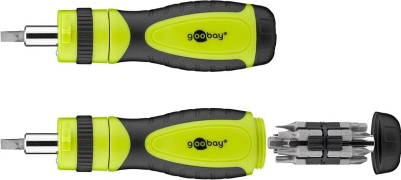 Schraubendreher mit 12 Zubehörteilen und LED-Licht