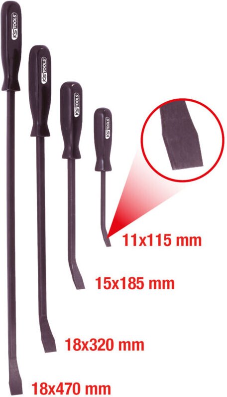 KS Tools 911.8100 Hebeleisen-Satz, 4-tlg