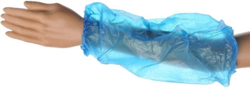 Einweg-Folienhüllen, blau, 100 Stück