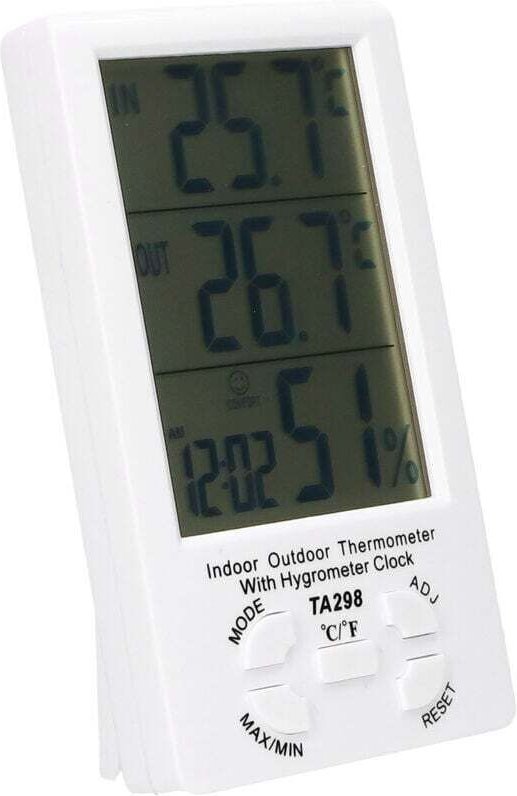 Hygrometer für den Innenbereich, digitales elektronisches Thermometer und Feuchtigkeitsmesser mit Temperatur- und Feucht...