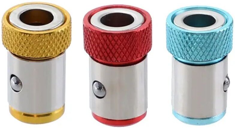 Set mit 3 universellen magnetischen Korrosionsschutzringen für Schraubendreher und Bohrer, 1 Set