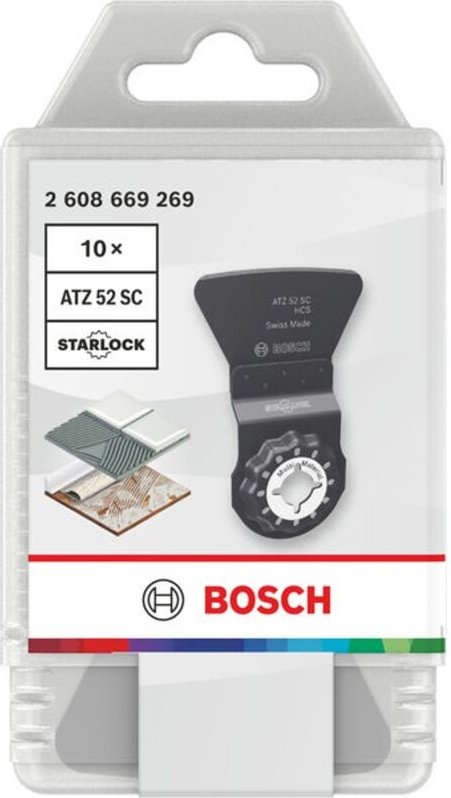 Bosch Tauchsägeblatt ATZ 52 SC Multi Material, Starlock, 52 x 26 mm, 10-tlg.