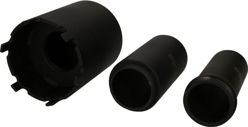 KS-Tools 460.5360 Nutmuttern-Schlüssel-Satz mit 2 Führungsrohren für MAN, Ø 102 mm , 3-tlg.