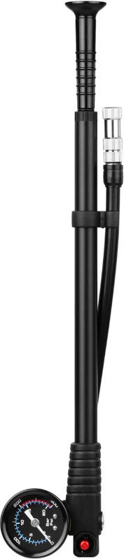 Decdeal - Stoßpumpe Hochdruck 300 psi Luft Presta Schrader Ventil Mountain Road Rading Bike mit Messgerät für vordere Ga...