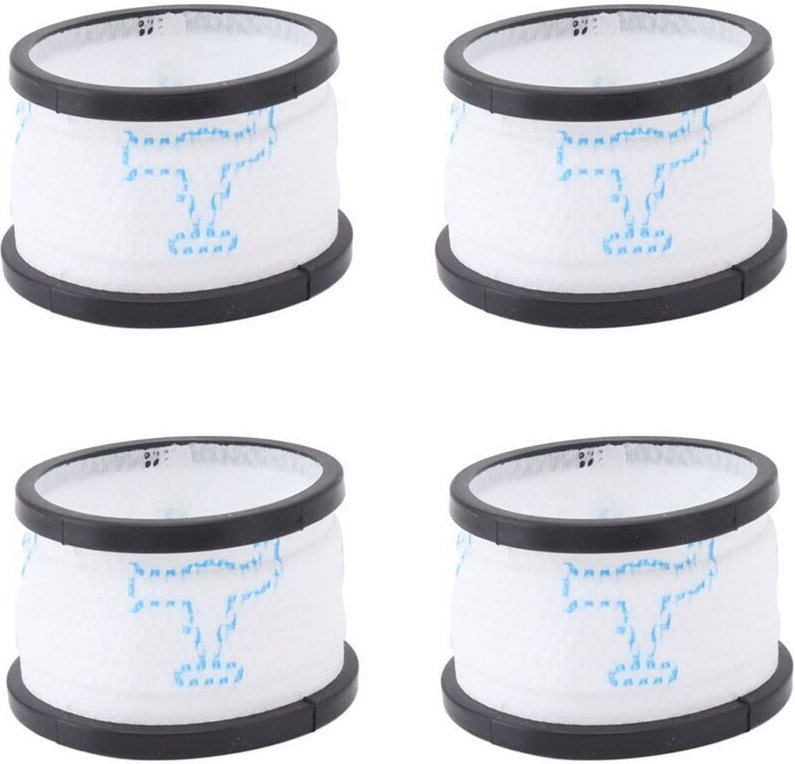 Vtizikl Lot de 4 Filtres de Rechange pour Aspirateur INSE S600 S6P S6, Cartouches Filtrantes Réutilisables Lavables, Fil...