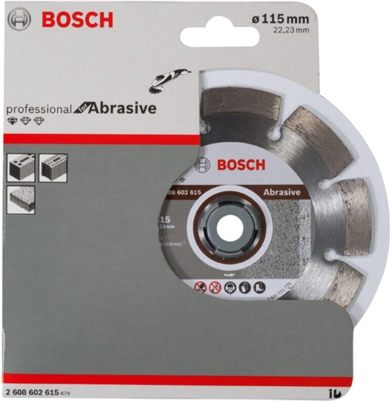 Bosch - Diamanttrennscheibe Standard for Abrasive, 115 x 22,23 x 6 x 7 mm