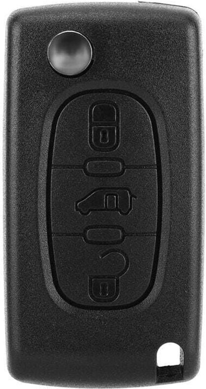 Schutzhülle für 3-Tasten-Autoschlüssel mit Fernbedienung für Peugeot Citroën