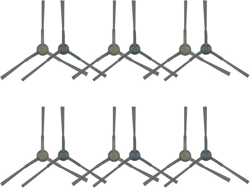 FOREHILL 12er-Pack Ersatz-Seitenbürsten für Eureka E10S Saugroboter