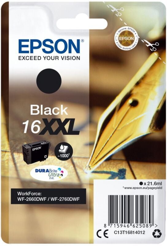 Epson C13T16814022 Druckerpatrone 1 Stück(e) Original Schwarz