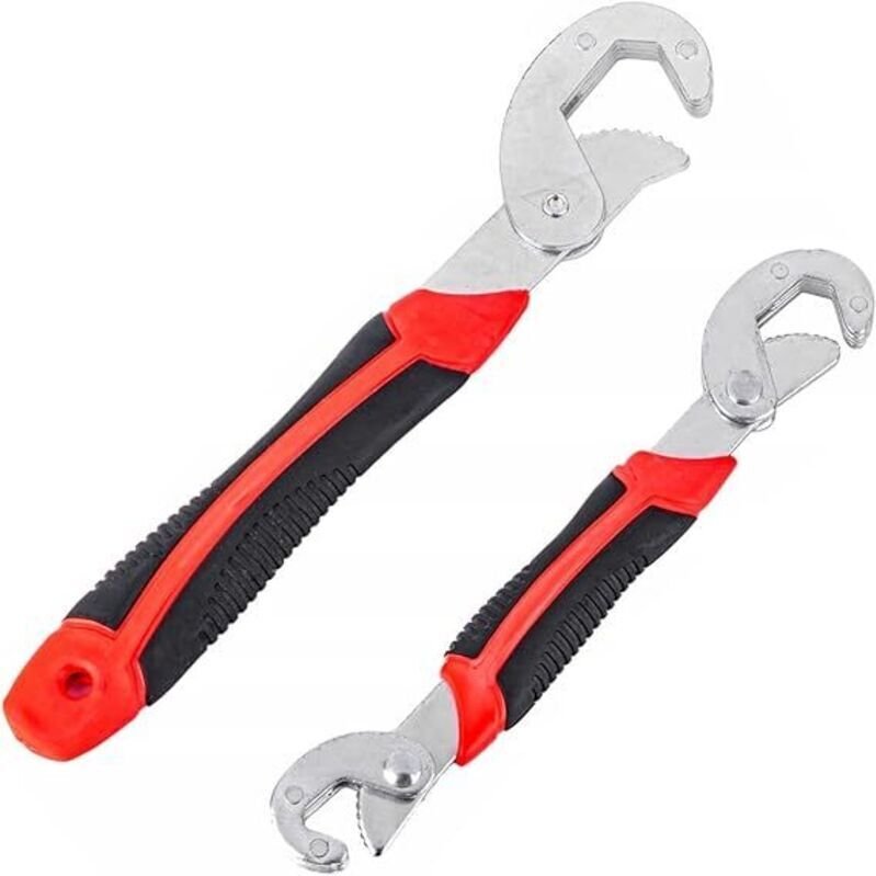 2-teiliger verstellbarer Schraubenschlüsselsatz, Multifunktions-Mutternschlüssel, Universal-Schraubenschlüsselsatz