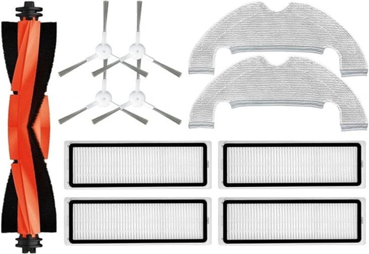 Roboterstaubsauger Ersatzteile Hauptbürste Filter Mopp Staubbeutel