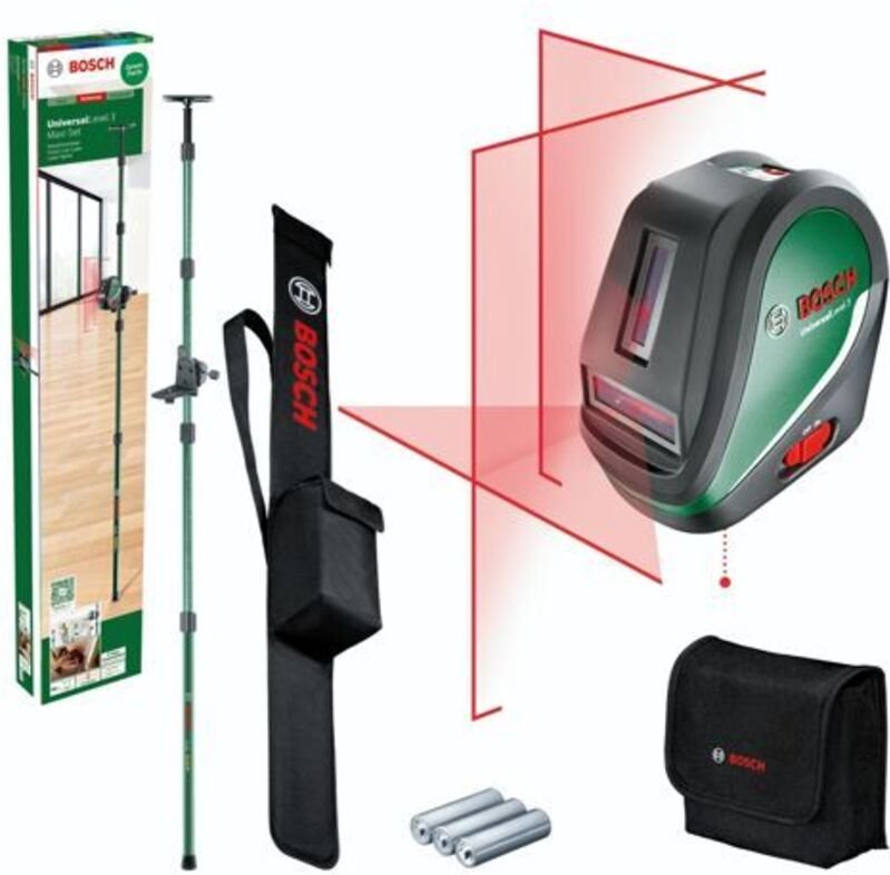 Kreuzlinien-Laser UniversalLevel 3 Maxi-Set