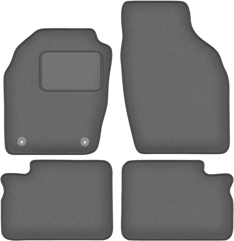 Graphit-Fußmatten für: Opel Agila A Schrägheck (2000-2007)