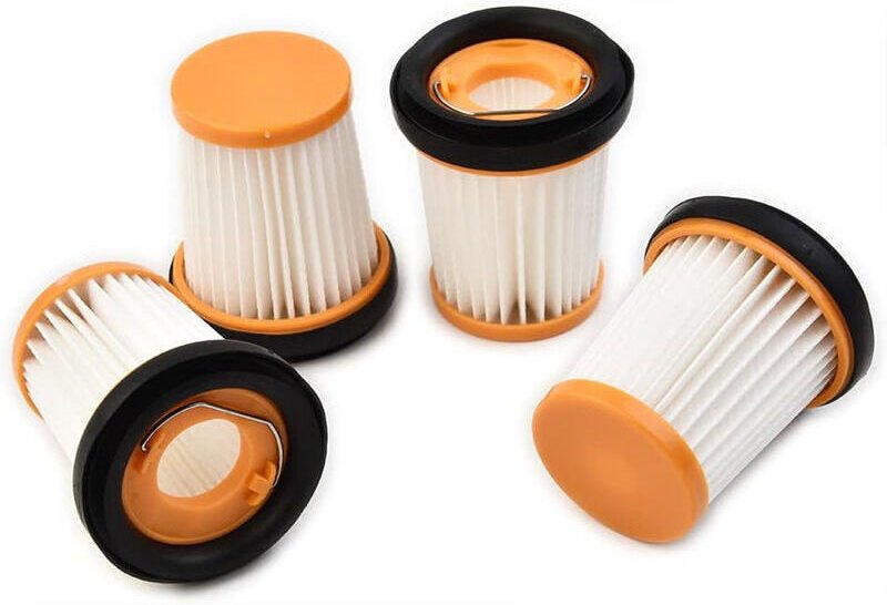 Filter für Shark ION, 4 kabellose Textilfilter, Handfilter für Shark WV200 WV201 WV205 WV220 Bodenstaubsauger