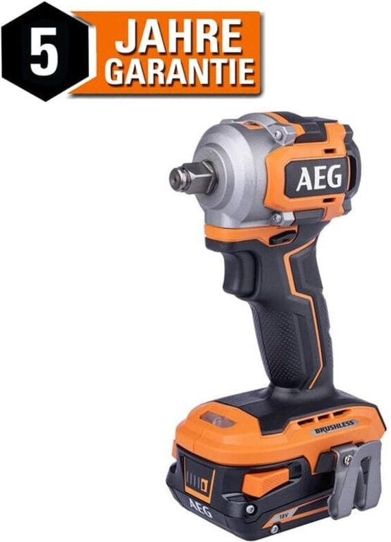 AEG Brushless Akku-Schlagschrauber BSS18S12BL-0, Sub-Compact, 18V, Solo-Version inkl. Gürtelclip