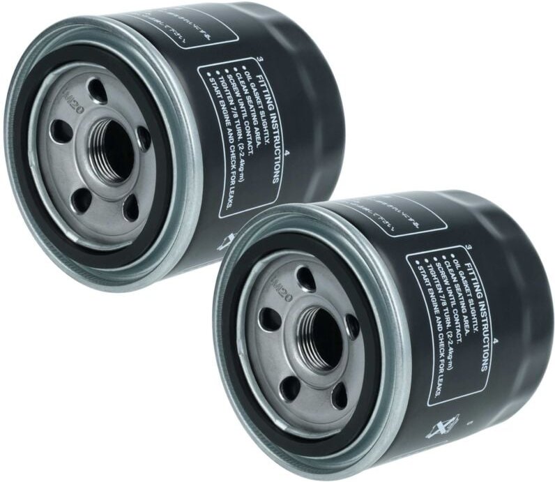 Vhbw - 2x Ölfilter kompatibel mit Honda 15400-679-023, 15400-P0H-305, 15410-MJ0-004 Traktoren Bagger-Motoren Kompaktlade...