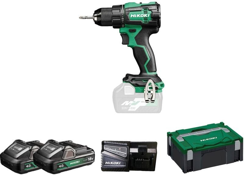 HiKOKI Akku-Bohrschrauber 18 V Brushless, Festdrehmoment 70 Nm