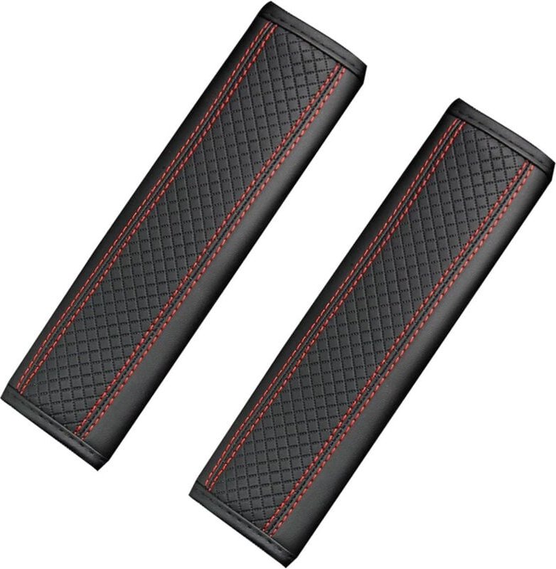 Memkey - Sicherheitsgurtpolster, 2 Stück, Auto-Sicherheitsgurt, abnehmbares Sicherheitsgurtkissen, Auto-Komfortpolster, ...