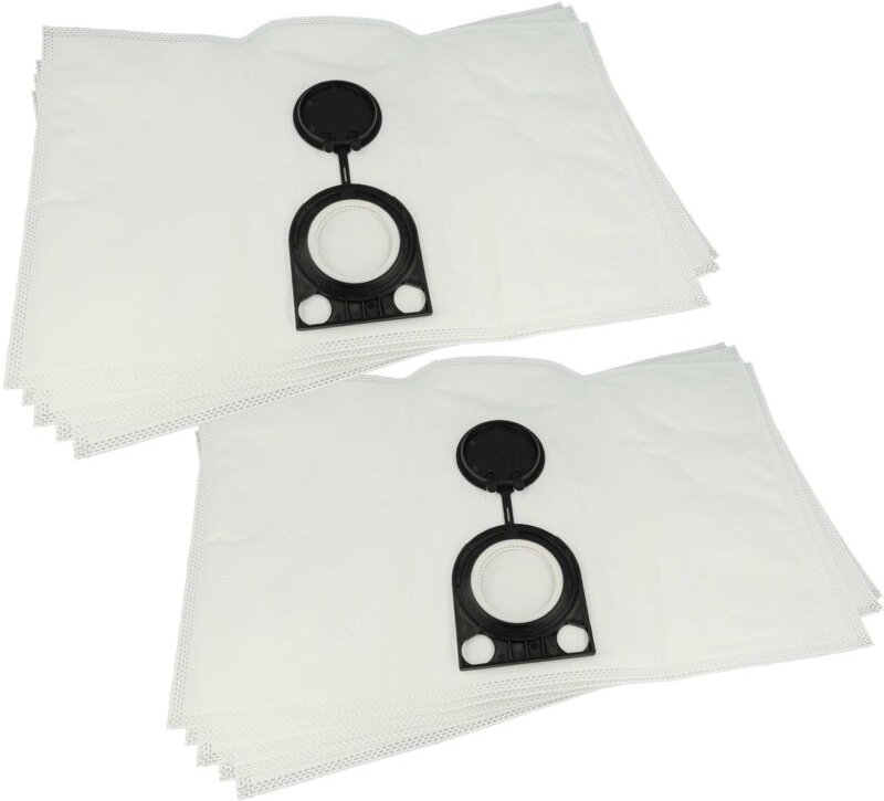 vhbw 10x Staubbeutel kompatibel mit Starmix AS 1020 PH, AS 1020 P Staubsauger - Mikrovlies, 20 l Füllvolumen, 31cm x 51c...