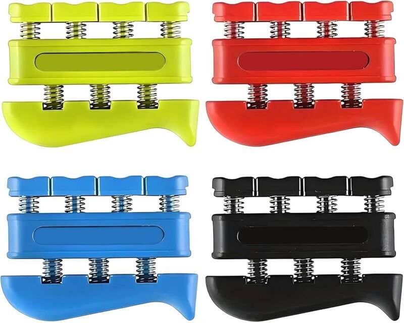 4-teiliges Fingertrainingsgerät, Handgelenktrainer, Handrehabilitationsball, Handrehabilitation, Handkräftigung, für Roc...