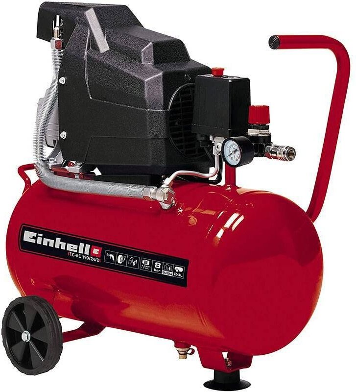 Ölgeschmierter kompressor tc-ac 1500w 24l 8bar 4007325