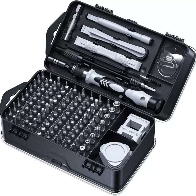 115-in-1 Präzisionsschraubendreher-Set, kleiner Schraubendreher für Elektronik, Brillenreparatur-Werkzeugset, Mini-Schra...