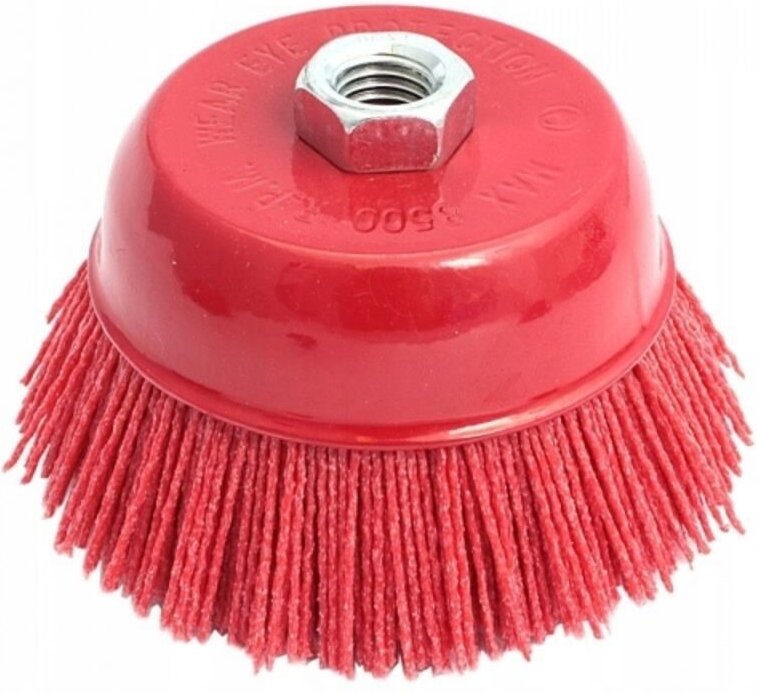 NYLON-VORDERBÜRSTE FÜR WINKELSCHLEIFER 125 mm
