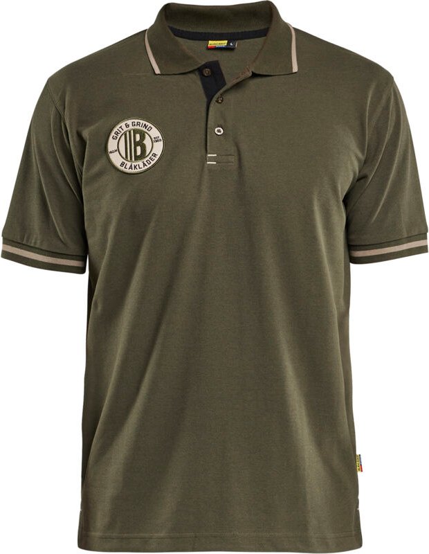 Kurzarm-Arbeitspolo Grit & Grind - Waldgrün S