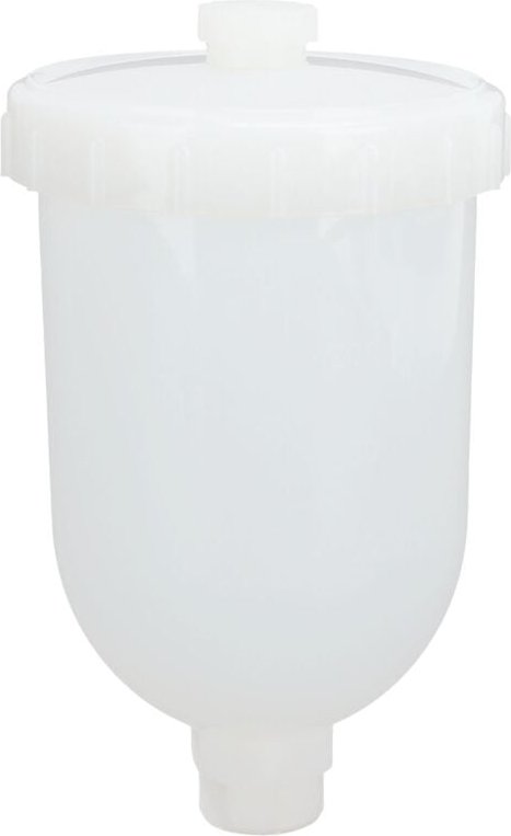 Schraubdeckel für 300-ml-Ersatzbehälter aus hochwertigem Kunststoff für Spritzpistolen mit 15-mm-Edelstahl-Innengewindea...