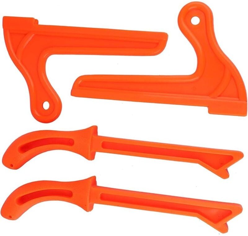 CCYKXA 4-teiliges Sicherheits-Schiebestock-Set, Handschutz für Tischkreissägen, Bandsägen, Tisch-Holzbearbeitungswerkzeu...