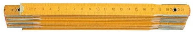 Toya - Holzgliedermaßstab 2 m /mit Beschlägen/ / 15020 / vorel