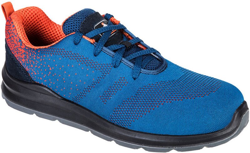 Stahlkappe Schuh Steelite Aire S1p Farbe: Blau/orange Größe 47 - Portwest