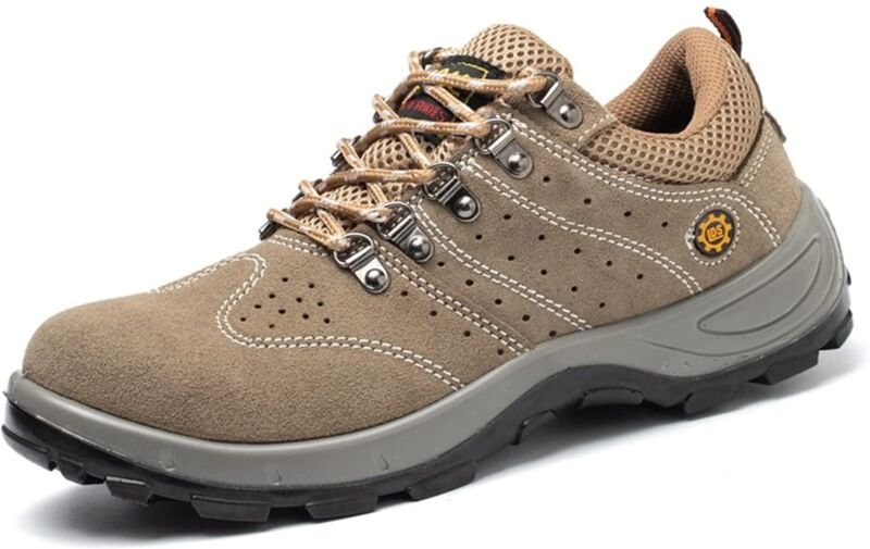 Ugreat - Sicherheitsschuhe für Damen und Herren, Arbeitsschuhe mit Stahlkappe, leicht, atmungsaktiv, rutschfest, durchtr...