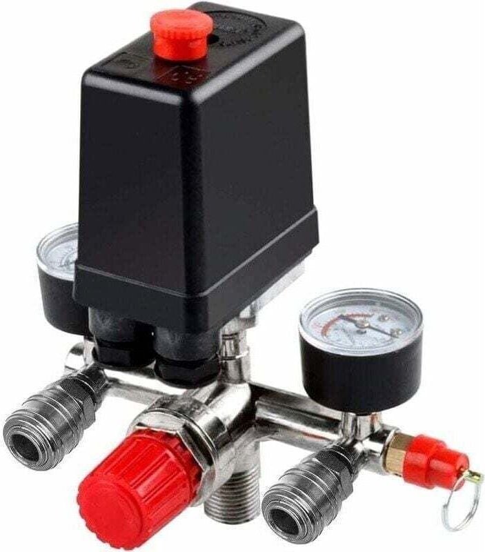 Langlebige Luftkompressorpumpe, XU, Druckschalter mit Steuerventil, Regler, Manometer, hochwertiges Produkt, langlebig u...