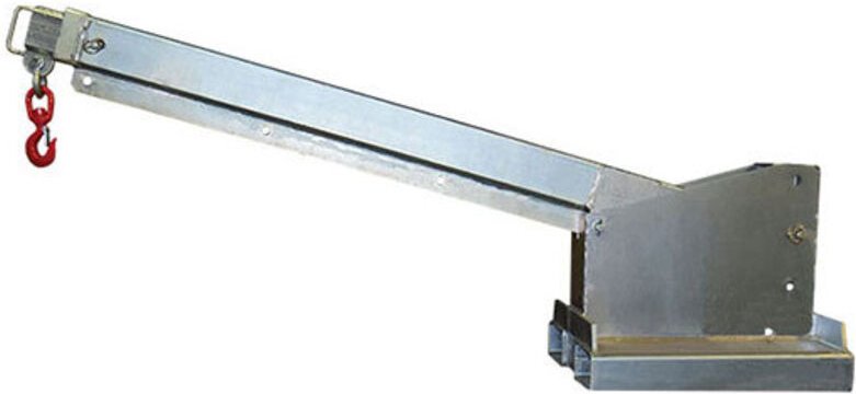 Verzinkter, neigbarer und teleskopierbarer Ausleger für Gabelstapler – Tragfähigkeit 2500 kg - ARE25G