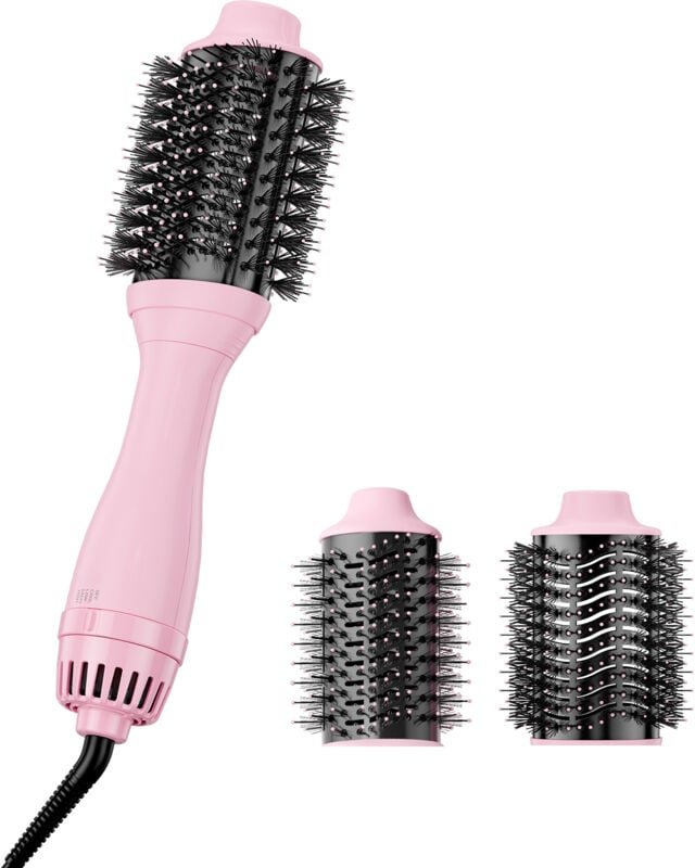 Die Föhnbürste von ist ein 4-in-1-Stylingtool und wurde speziell für unterschiedliche Haarstyling-Anforderungen entwicke...