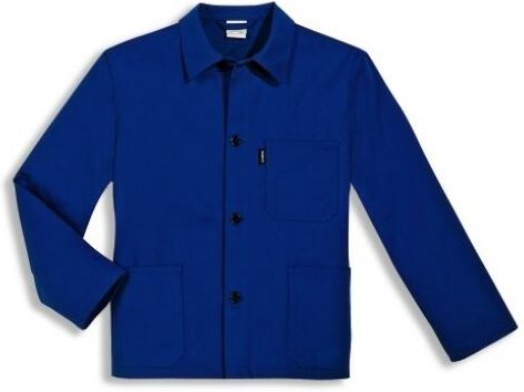 Uvex 125 Herren-Arbeitsjacke - Blaue Männer-Bundjacke - 100% Baumwolle - Gerader Armabschluss: 52