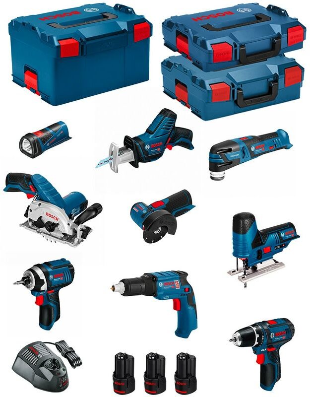 Kit 12V BMK9-28AD3 (gsr 12V-15+GTB 12V-11+GDR 12V-105+GWS 12V-76+GST 12V-70+GKS 12V-26+GOP 12V-28+GSA 12V-14+GLI 12V-80)...