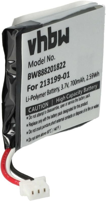 Vhbw - Akku kompatibel mit Plantronics Voyager B8200 Wireless Headset Kopfhörer (700 mAh, 3,7 v, Li-Polymer)