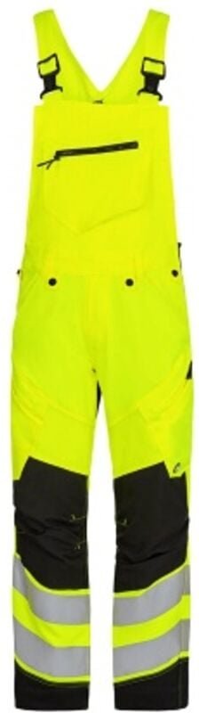 Warnschutz Latzhose Safety Herren 3544-314 Gr. 54 gelb/schwarz - Engel