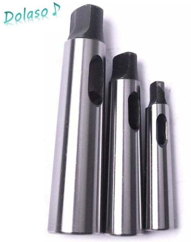 Lot de 3pcs Cne Morse douille de perage Réduction adaptateur pour tour de fraisage (MT1 à MT2, MT3 à MT2, MT3 à MT4)