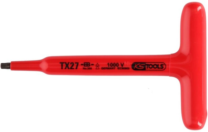 Thumbnail - Ks Tools T-Griff-Torx-Stiftschlüssel mit Schutzisolierung, T50, 200 mm