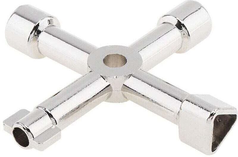 Universalschlüssel für Elektroschränke – multifunktionaler Kreuzschlüssel für Installateure und Elektriker