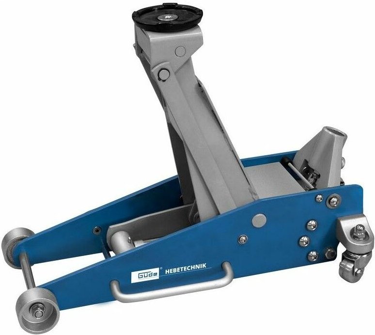 Güde - Wagenheber grh 2,5/460 al 2,5t flach Alu-Stahl tüv Doppelkolben