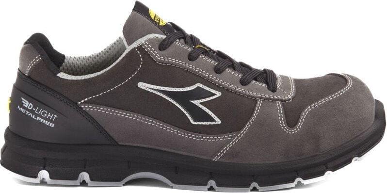 Chaussures de travail DIADORA RUN LOW MET FREE S3L FO SR ESD gris - 179896D0443 44
