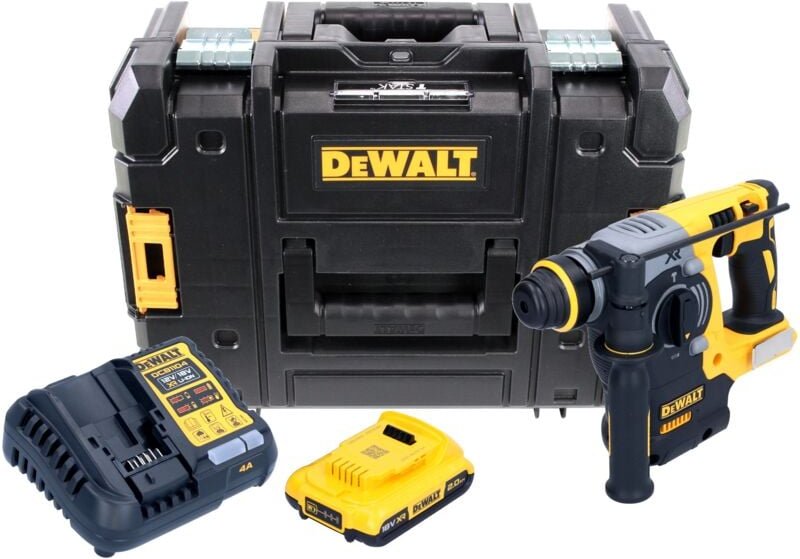 DeWalt DCH 273 D1 Akku Kombihammer 18V 2,1J SDS-Plus Brushless + 1x Akku 2,0Ah + Ladegerät + TSTAK