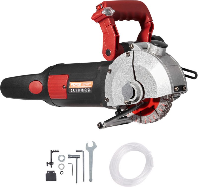 Mauernutfräse Schlitzfräse 4800W, Mauerfrase Wandfräse 6500 U/min, Mauerfräse Schlitzfräse mit 34 mm Tiefe, 38 mm Breite...