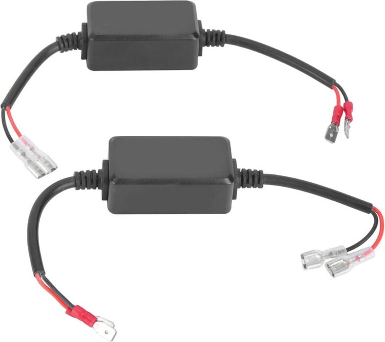 Canbus LED-Decoder, H1/H3 Auto-LED-Lichtdecoder fehlerfreier Entstörwiderstand mit Anti-Flimmer-Widerständen.