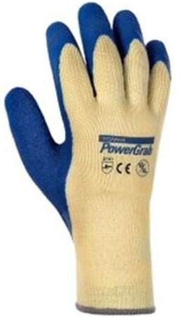 TOWA PowerGrab Baumw.-/Polyester-Strickhandschuhe, Kat. 2, Latex 220810 Gr.10